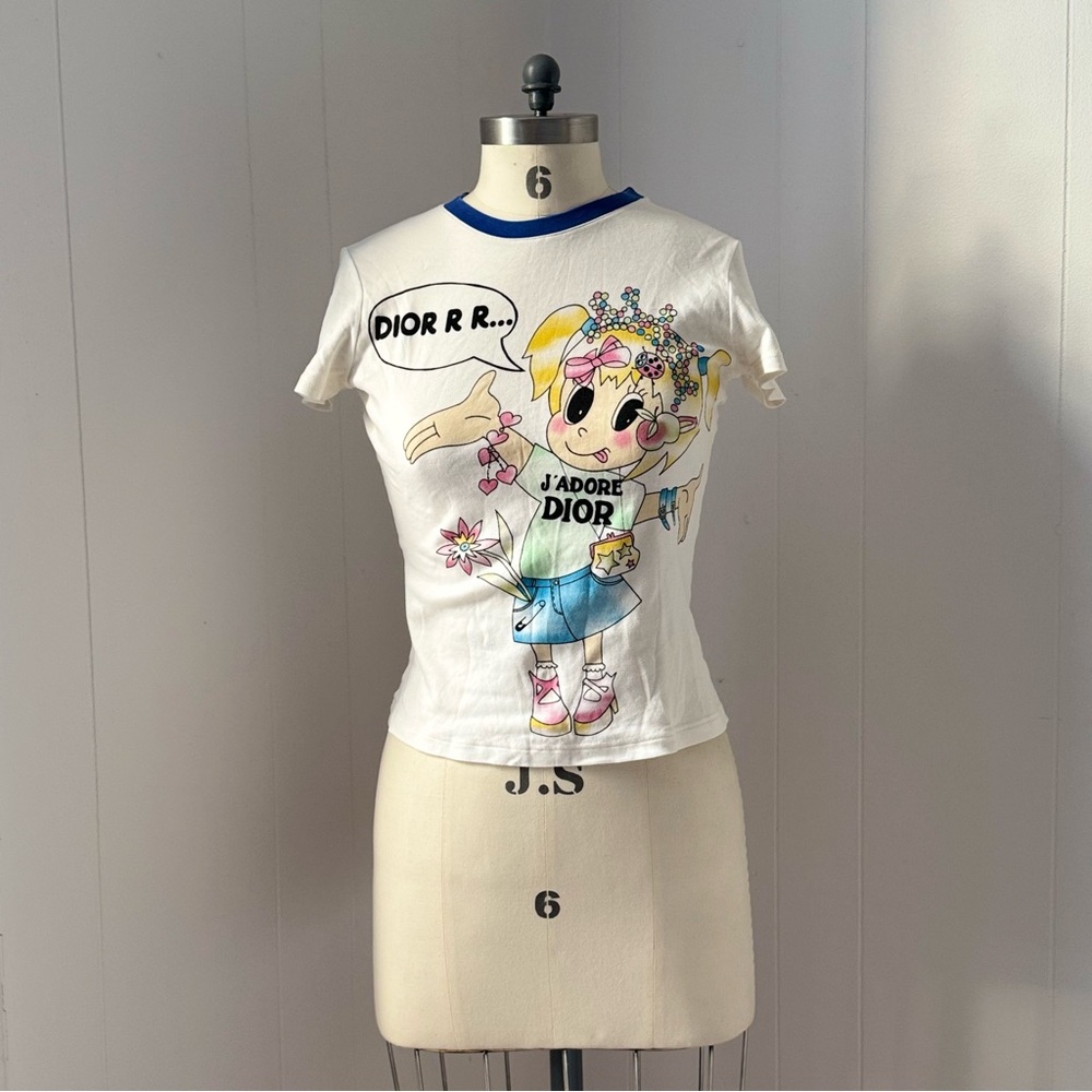 Dior Cartoon Logo Top